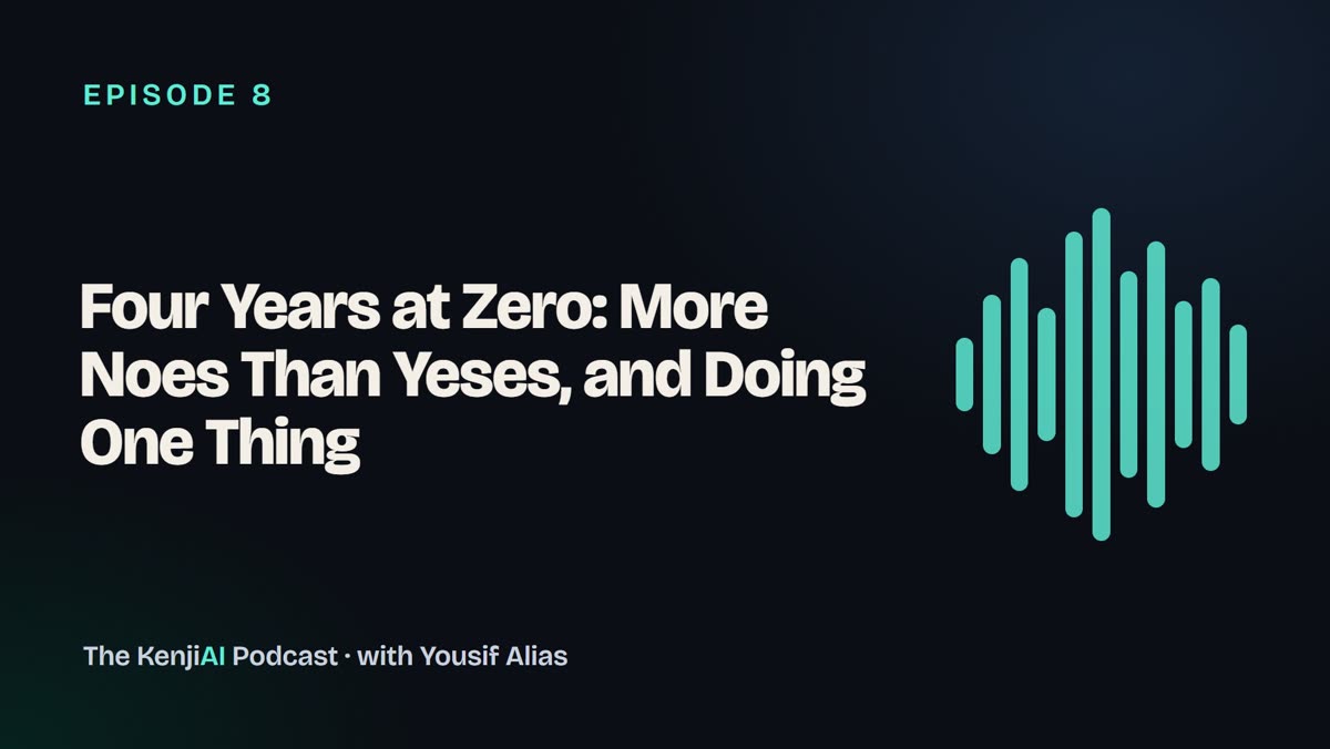 Four Years at Zero: More Noes Than Yeses, and Doing One Thing