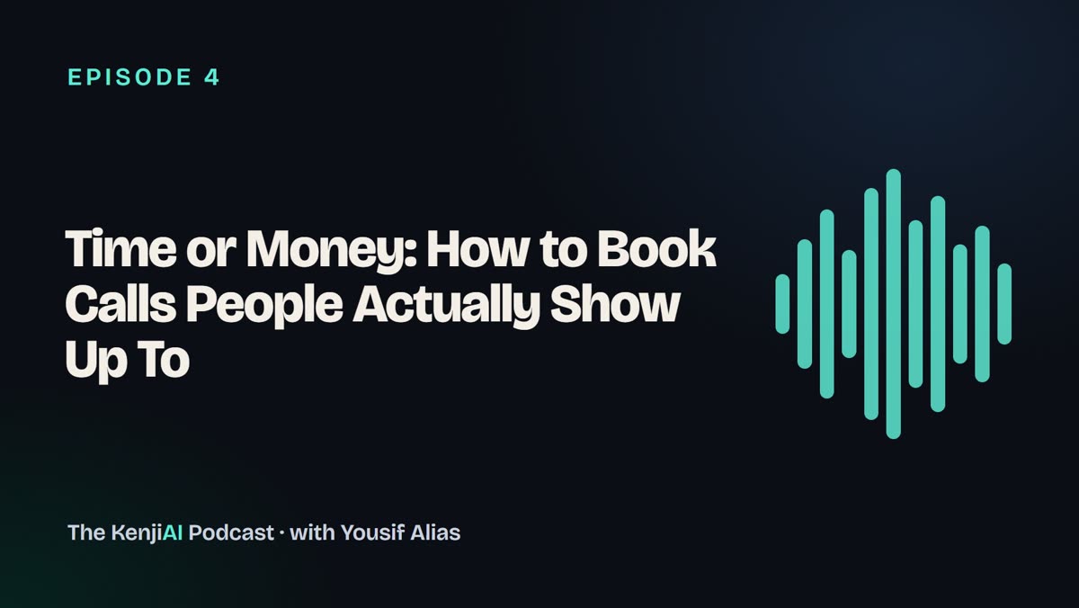 Time or Money: How to Book Calls People Actually Show Up To